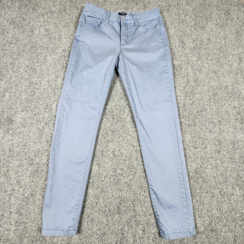 Jones New York Lexie Skinny Jeans Light Blue Denim Size 6 Stretch JNY Pants